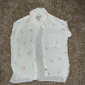 White button up blouse. By Rails - bought at Anthropologie. Size small
